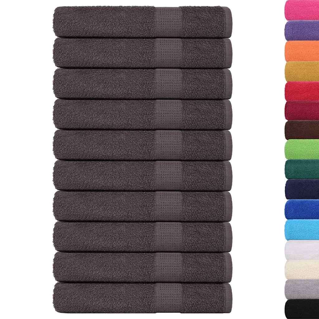 Saunatücher FROGN 10 Stk. Anthrazit 80x200 cm 360 g/m²