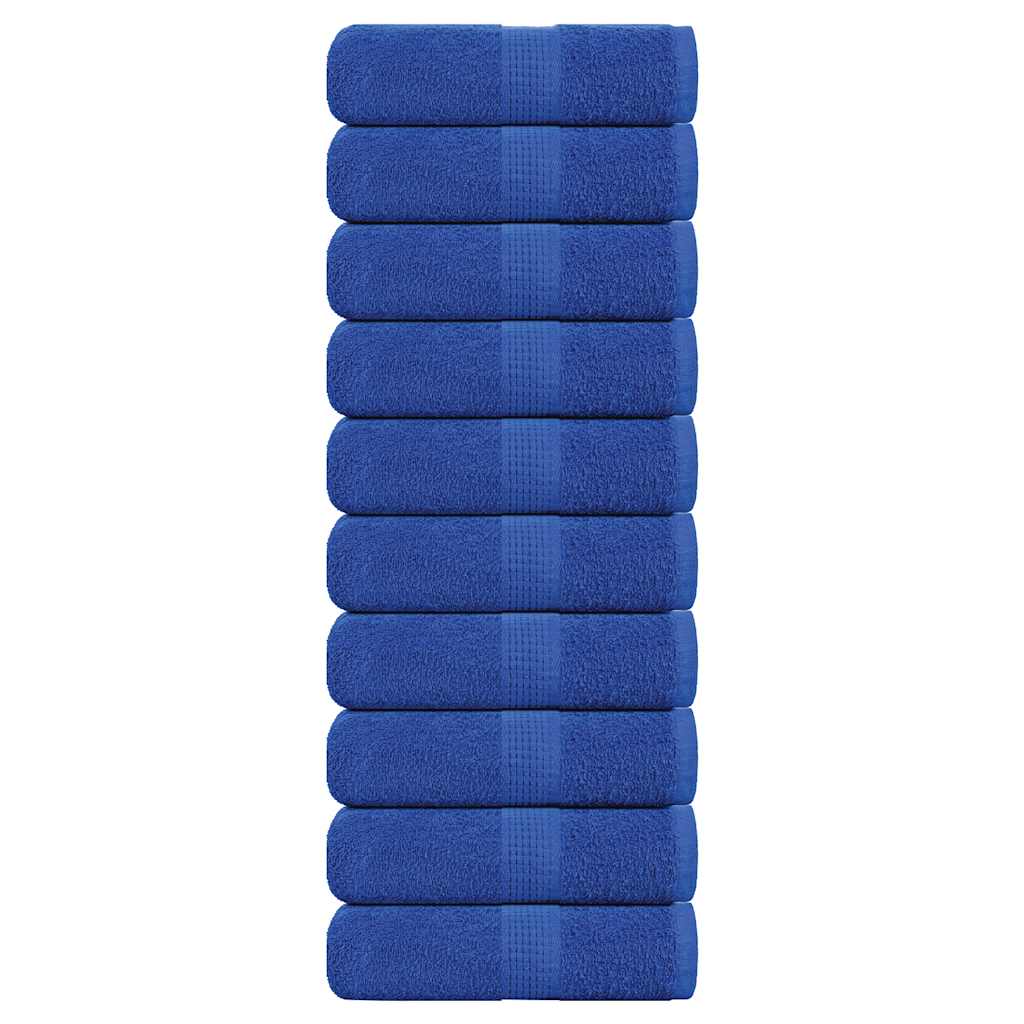 Gästetücher FROGN 10 Stk. Blau 30x50 cm 360 g/m²