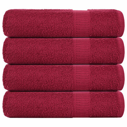 Duschtücher FROGN 4 Stk. Bordeaux 70x140 cm 360 g/qm
