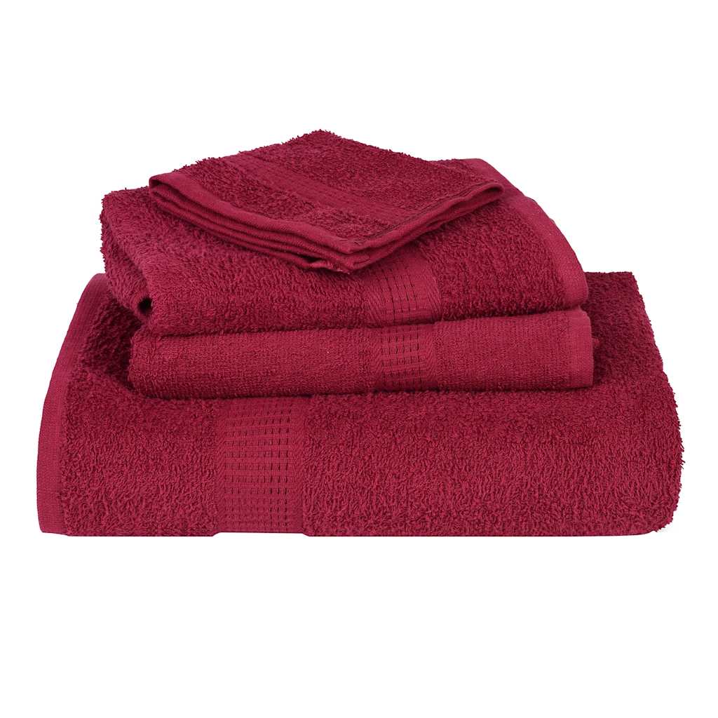 Handtücher FROGN 4 Stk. Bordeaux 100x200 cm 360 g/m²