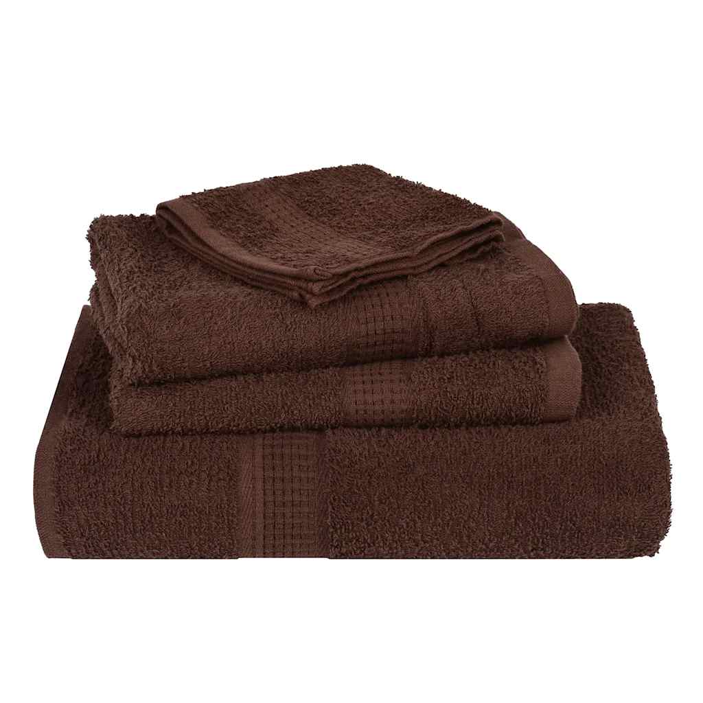 Waschtücher FROGN 2 Stk. Braun 30x30 cm 360 g/m²