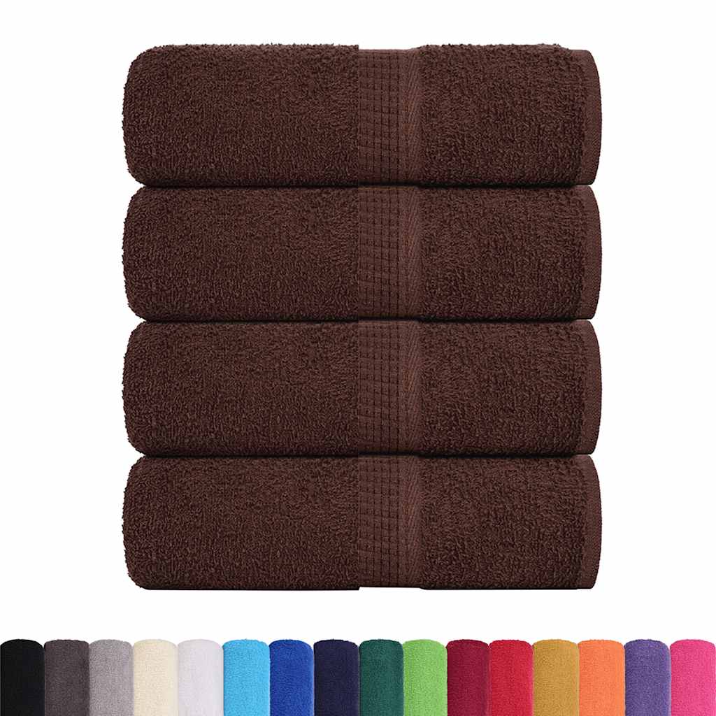 Waschtücher FROGN 4 Stk. Braun 30x30 cm 360 g/m²