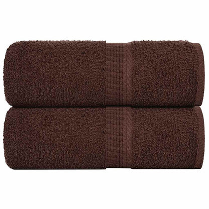 Gästetücher FROGN 2 Stk. Braun 30x50 cm 360 g/m²