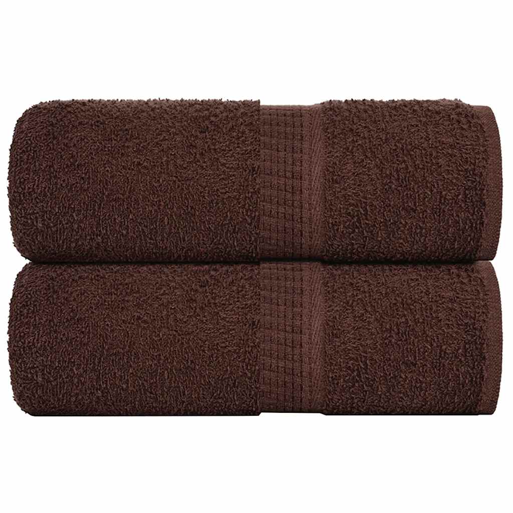 Gästetücher FROGN 2 Stk. Braun 30x50 cm 360 g/m²