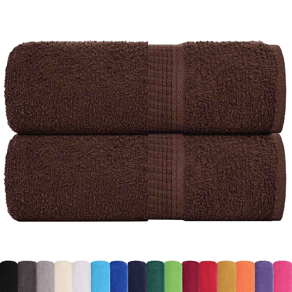Gästetücher FROGN 2 Stk. Braun 30x50 cm 360 g/m²