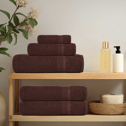 Gästetücher FROGN 4 Stk. Braun 30x50 cm 360 g/m²