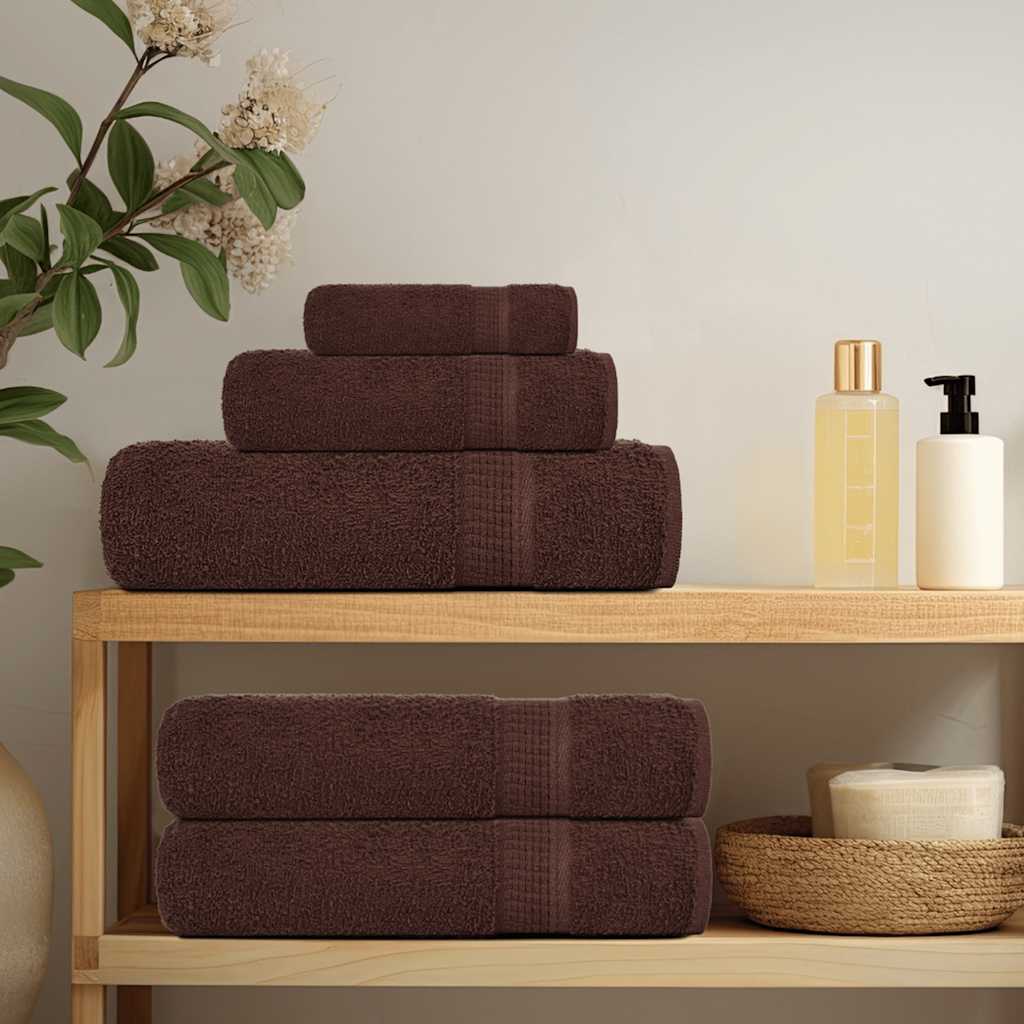 Gästetücher FROGN 4 Stk. Braun 30x50 cm 360 g/m²