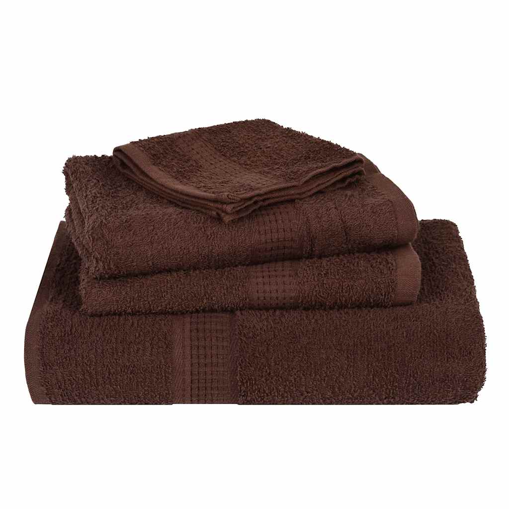 Gästetücher FROGN 10 Stk. Braun 30x50 cm 360 g/m²