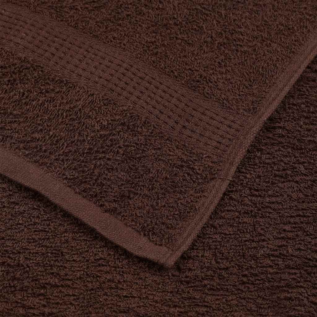 Gästetücher FROGN 10 Stk. Braun 30x50 cm 360 g/m²