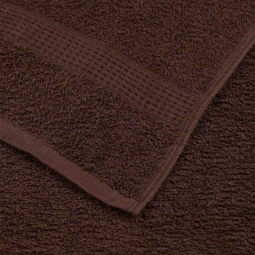 Duschtücher FROGN 10 Stk. Braun 70x140 cm 360 g/m²