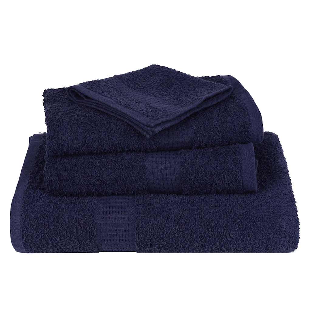 Waschtücher FROGN 4 Stk. Marineblau 30x30 cm 360 g/m²