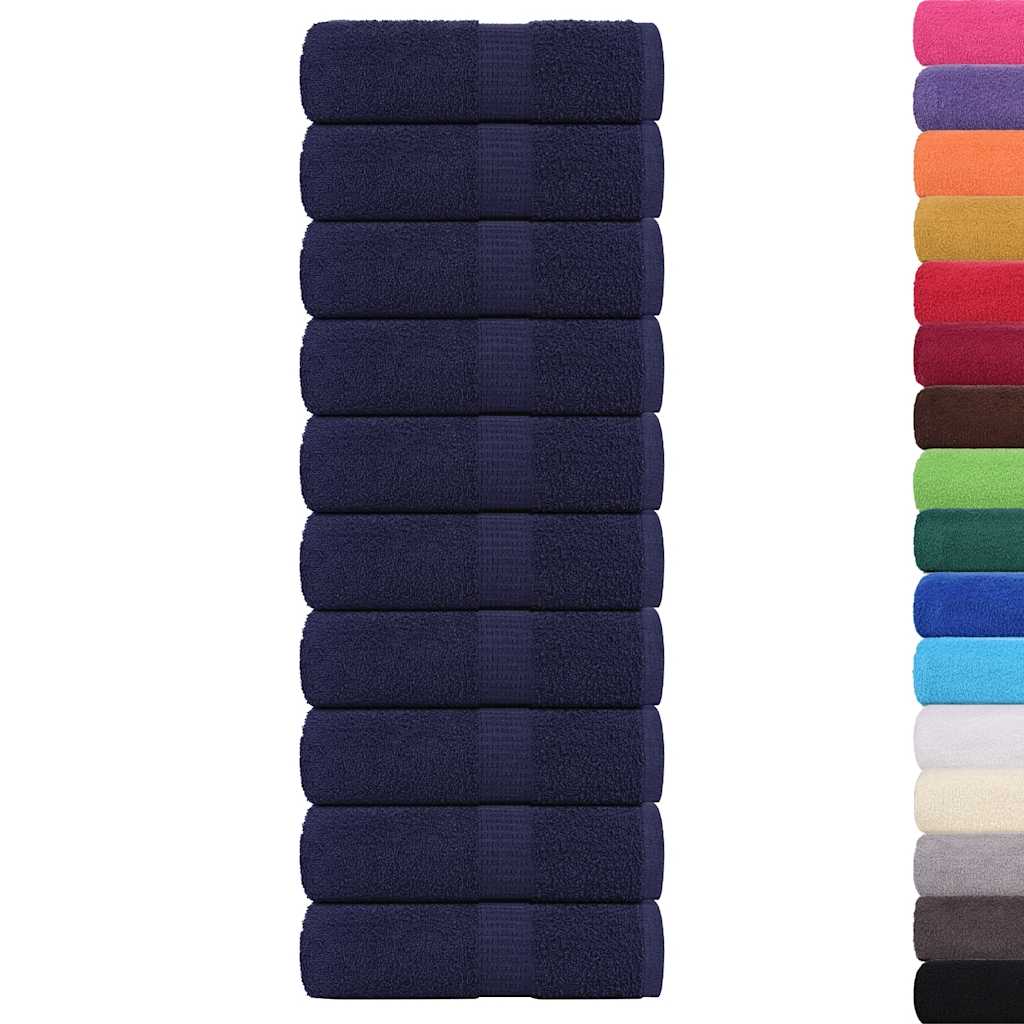 Gästetücher FROGN 10 Stk. Marineblau 30x50 cm 360 g/m²