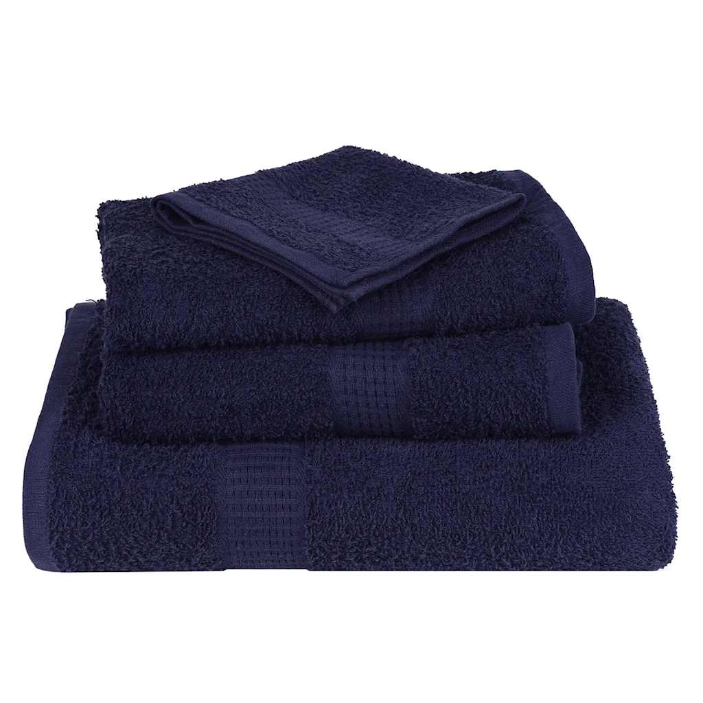 Gästetücher FROGN 10 Stk. Marineblau 30x50 cm 360 g/m²
