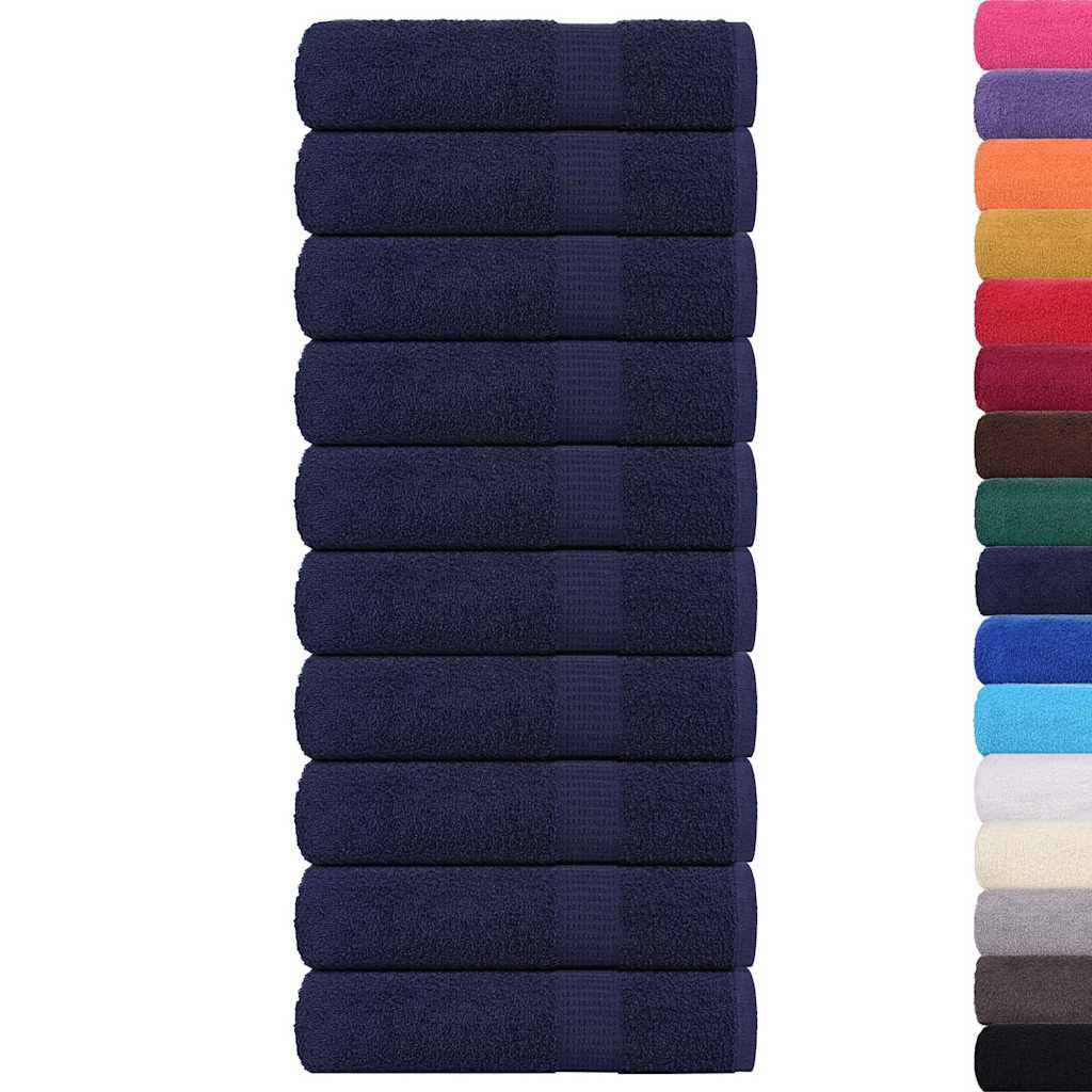 Duschtücher FROGN 10 Stk. Marineblau 70x140 cm 360 g/m²