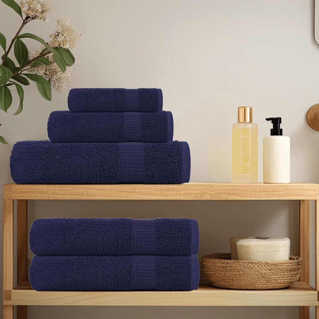 Duschtücher FROGN 10 Stk. Marineblau 70x140 cm 360 g/m²