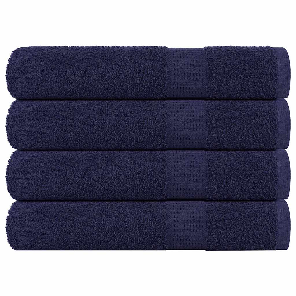 Saunatücher FROGN 4 Stk. Marineblau 80x200 cm 360 g/m²