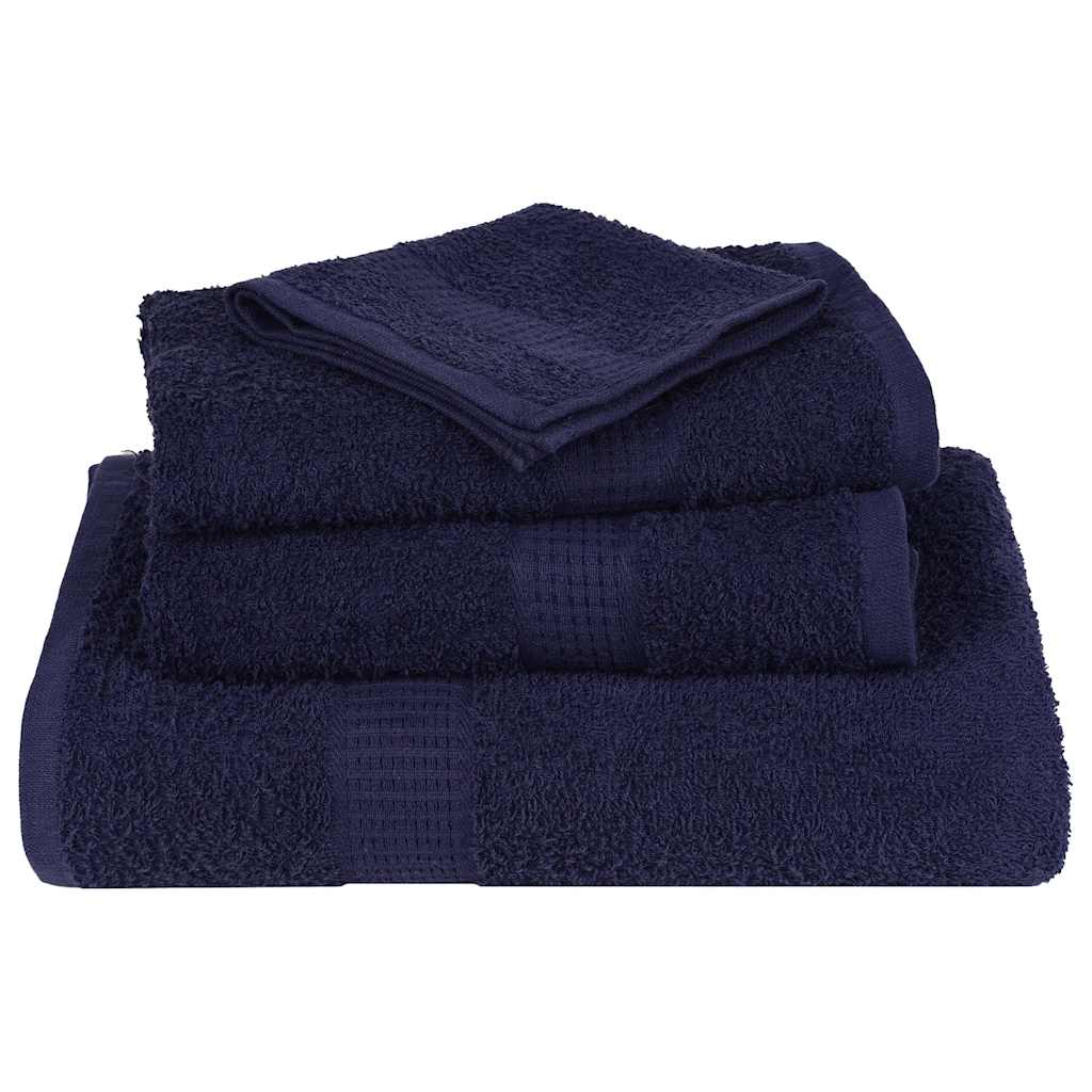 Handtücher FROGN 10 Stk. Marineblau 100x200 cm 360 g/m²