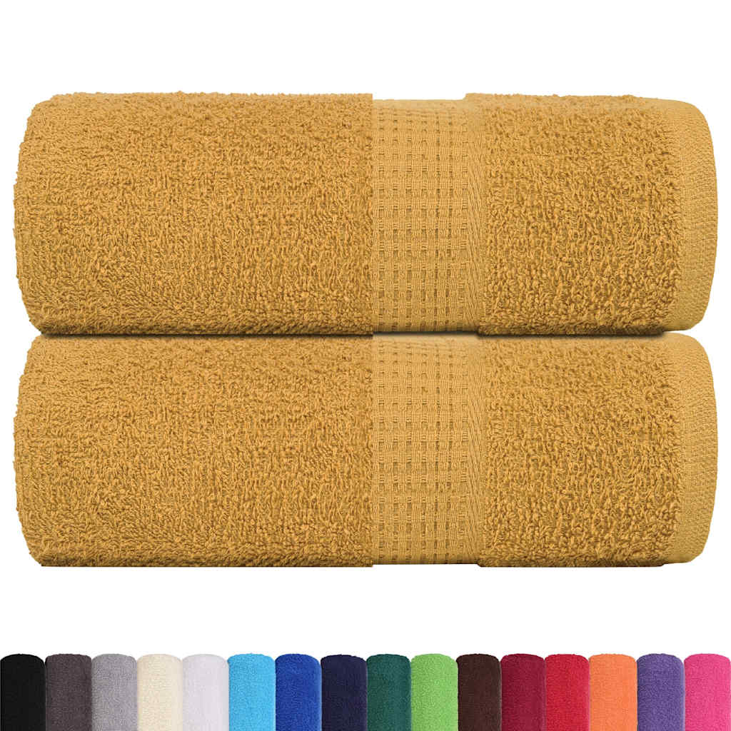 Waschtücher FROGN 2 Stk. Gold 30x30 cm 360 g/m²