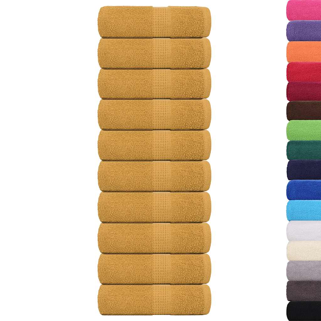 Waschtücher FROGN 10 Stk. Gold 30x30 cm 360 g/m²