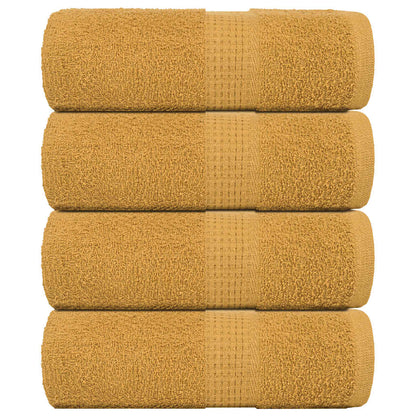 Gästetücher FROGN 4 Stk. Gold 30x50 cm 360 g/m²