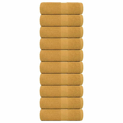 Gästetücher FROGN 10 Stk. Gold 30x50 cm 360 g/m²