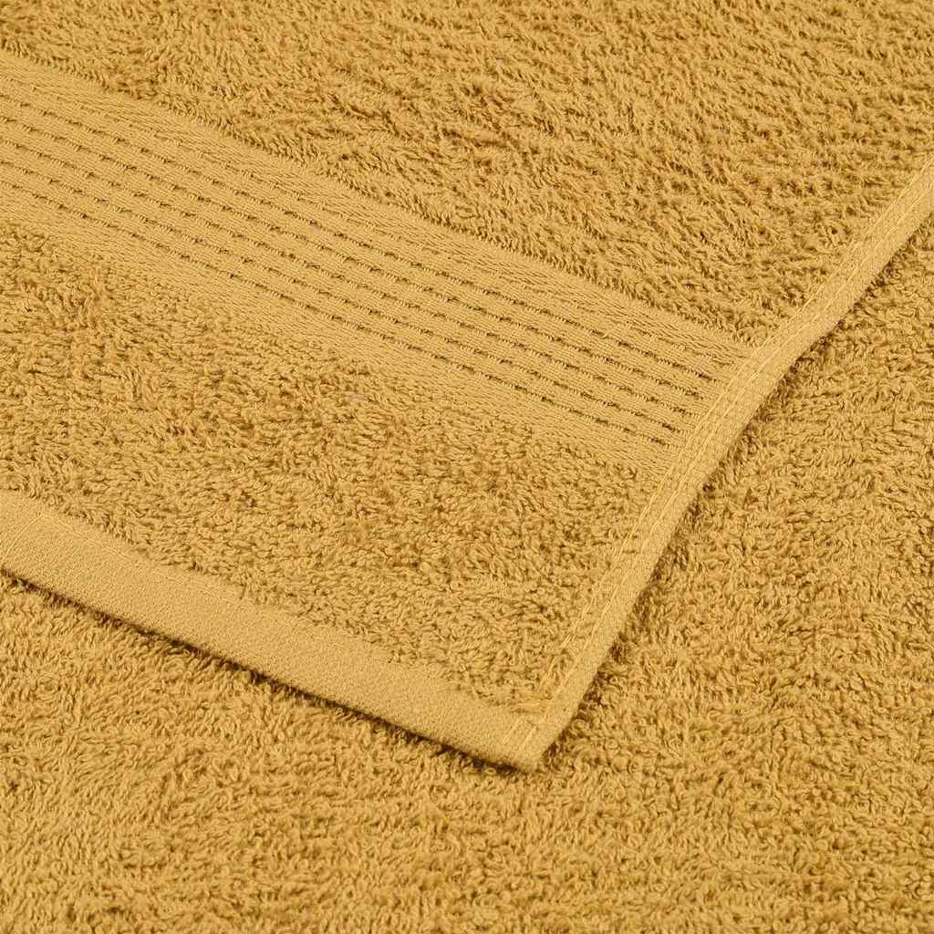 Badetücher FROGN 10 Stk. Gold 100x150 cm 360 g/m²