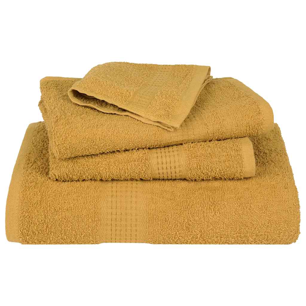Saunatücher FROGN 2 Stk. Gold 80x200 cm 360 g/m²