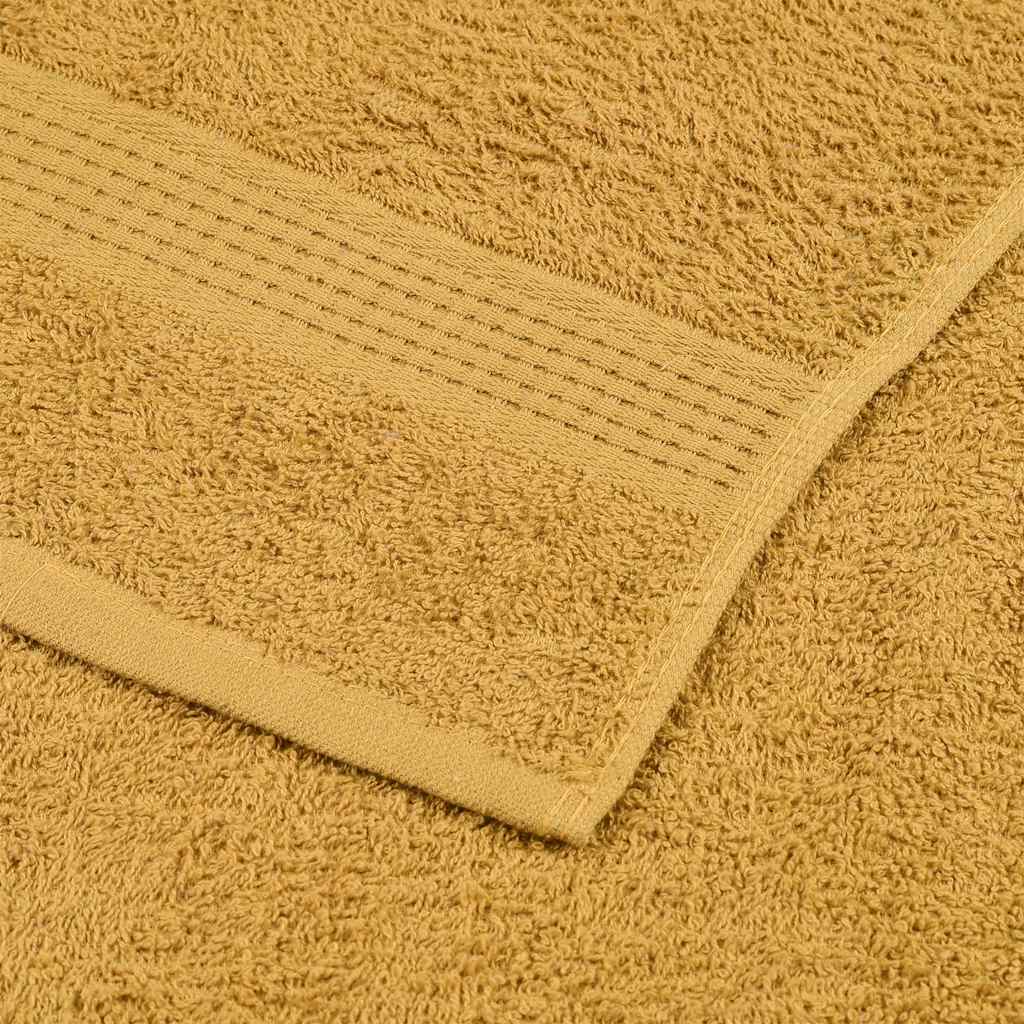 Saunatücher FROGN 2 Stk. Gold 80x200 cm 360 g/m²
