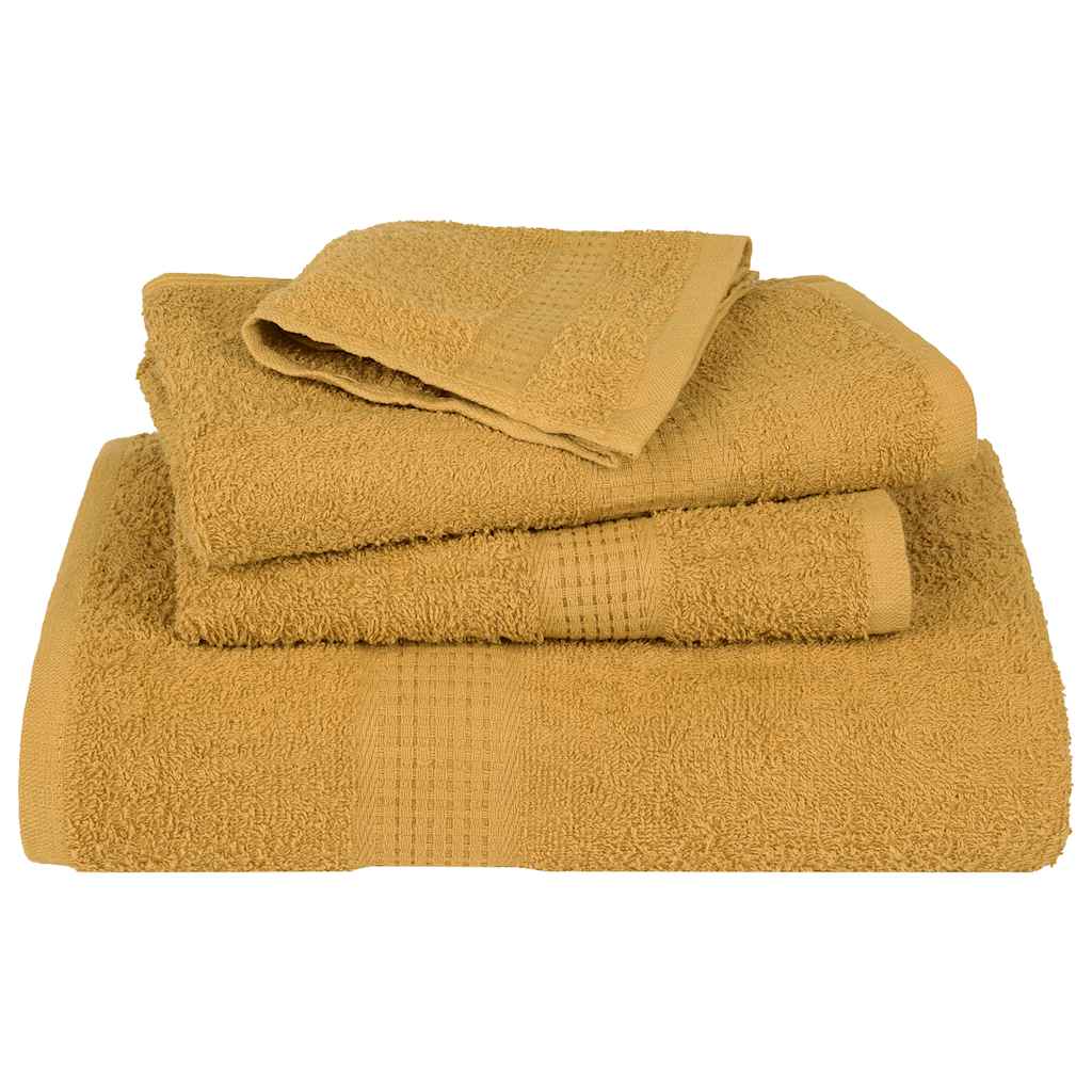 Saunatücher FROGN 4 Stk. Gold 80x200 cm 360 g/m²