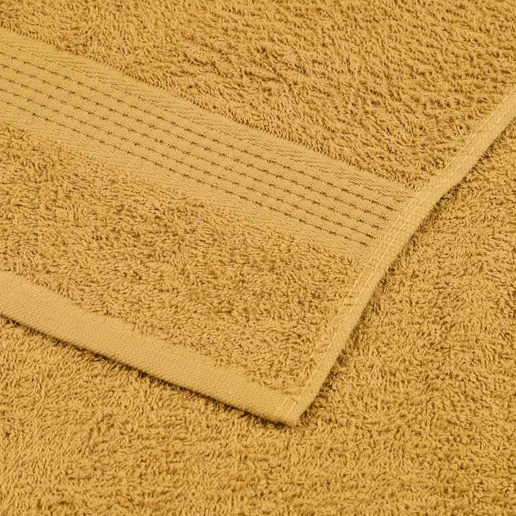 Saunatücher FROGN 10 Stk. Gold 80x200 cm 360 g/m²
