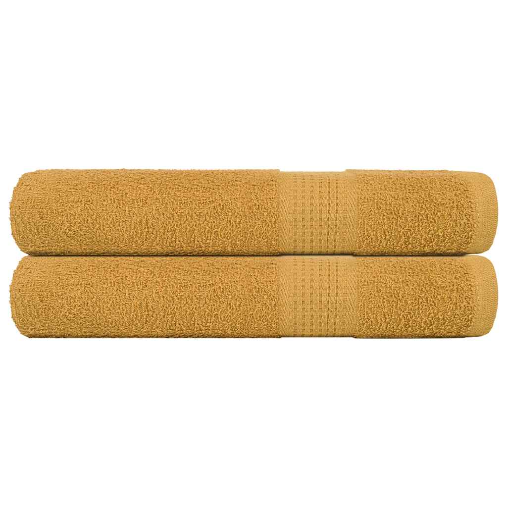 Handtücher FROGN 2 Stk. Gold 100x200 cm 360 g/m²