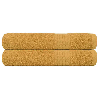 Handtücher FROGN 2 Stk. Gold 100x200 cm 360 g/m²