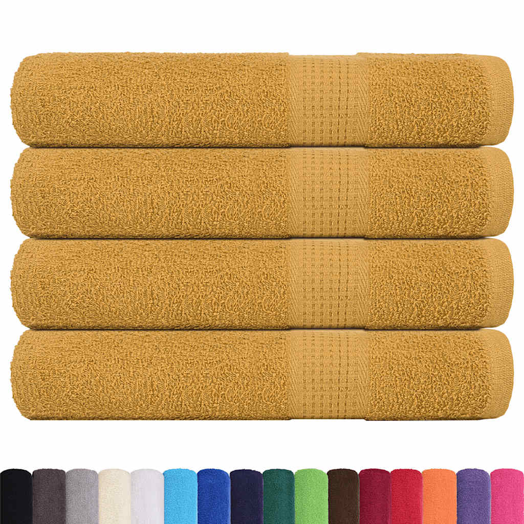 Handtücher FROGN 4 Stk. Gold 100x200 cm 360 g/m²