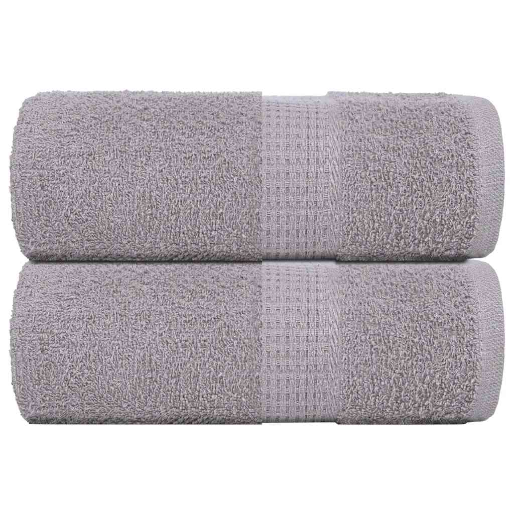 Waschtücher FROGN 2 Stk. Grau 30x30 cm 360 g/m²