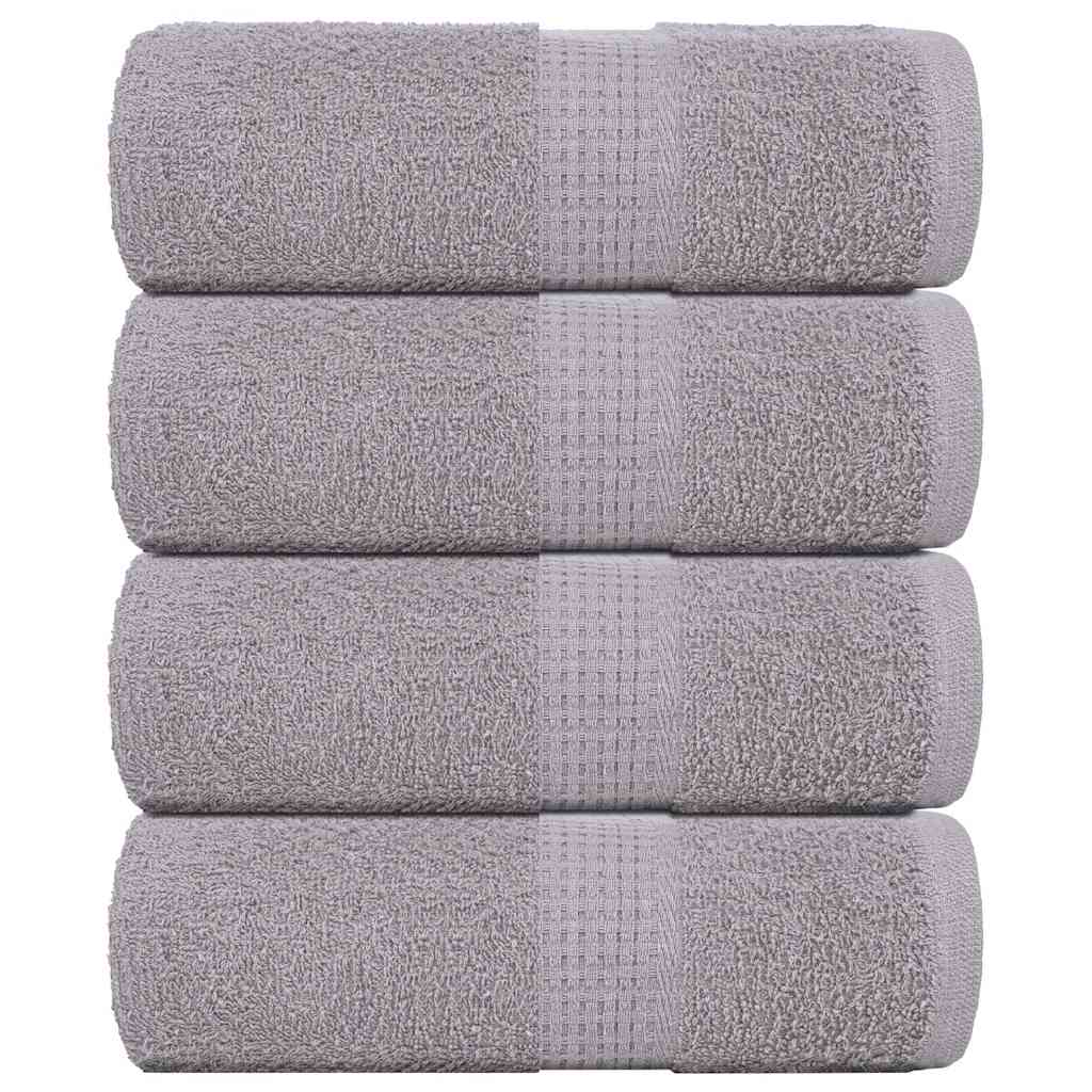 Waschtücher FROGN 4 Stk. Grau 30x30 cm 360 g/m²