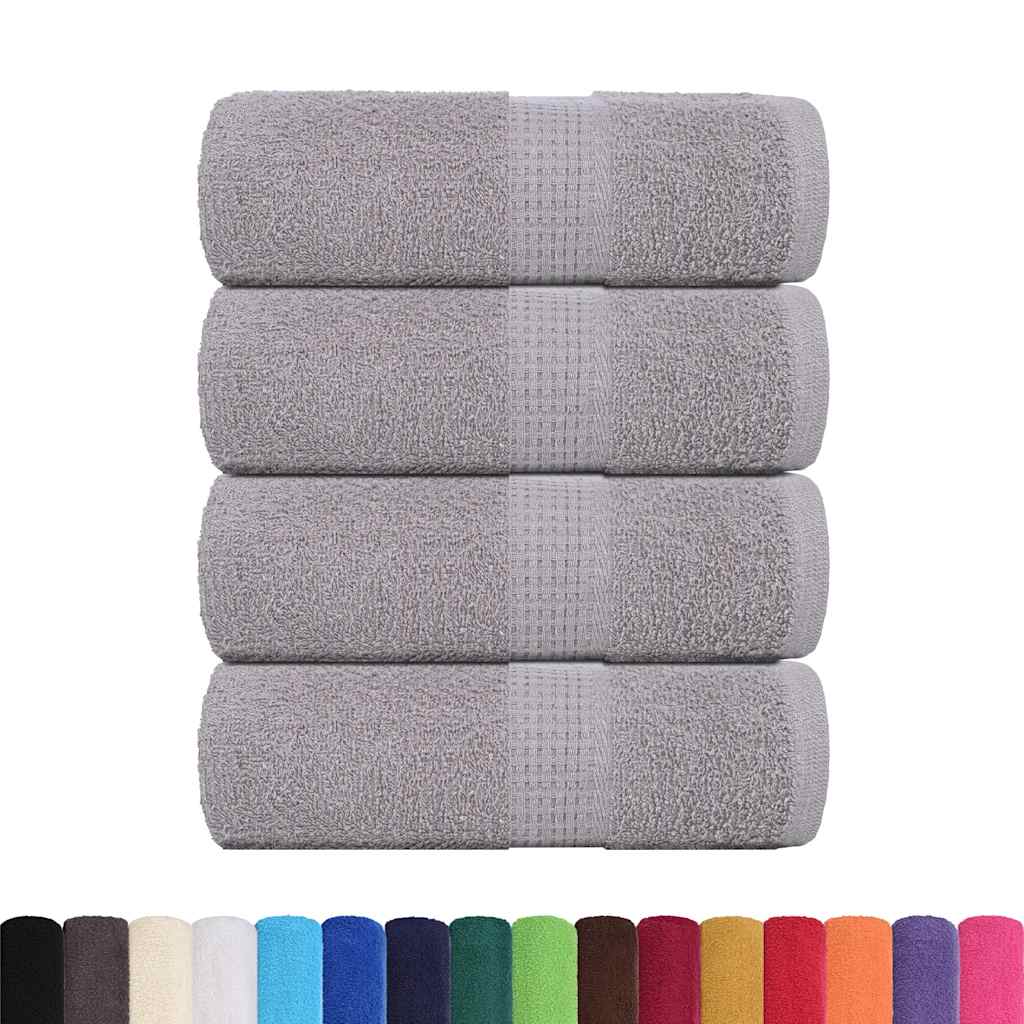 Waschtücher FROGN 4 Stk. Grau 30x30 cm 360 g/m²
