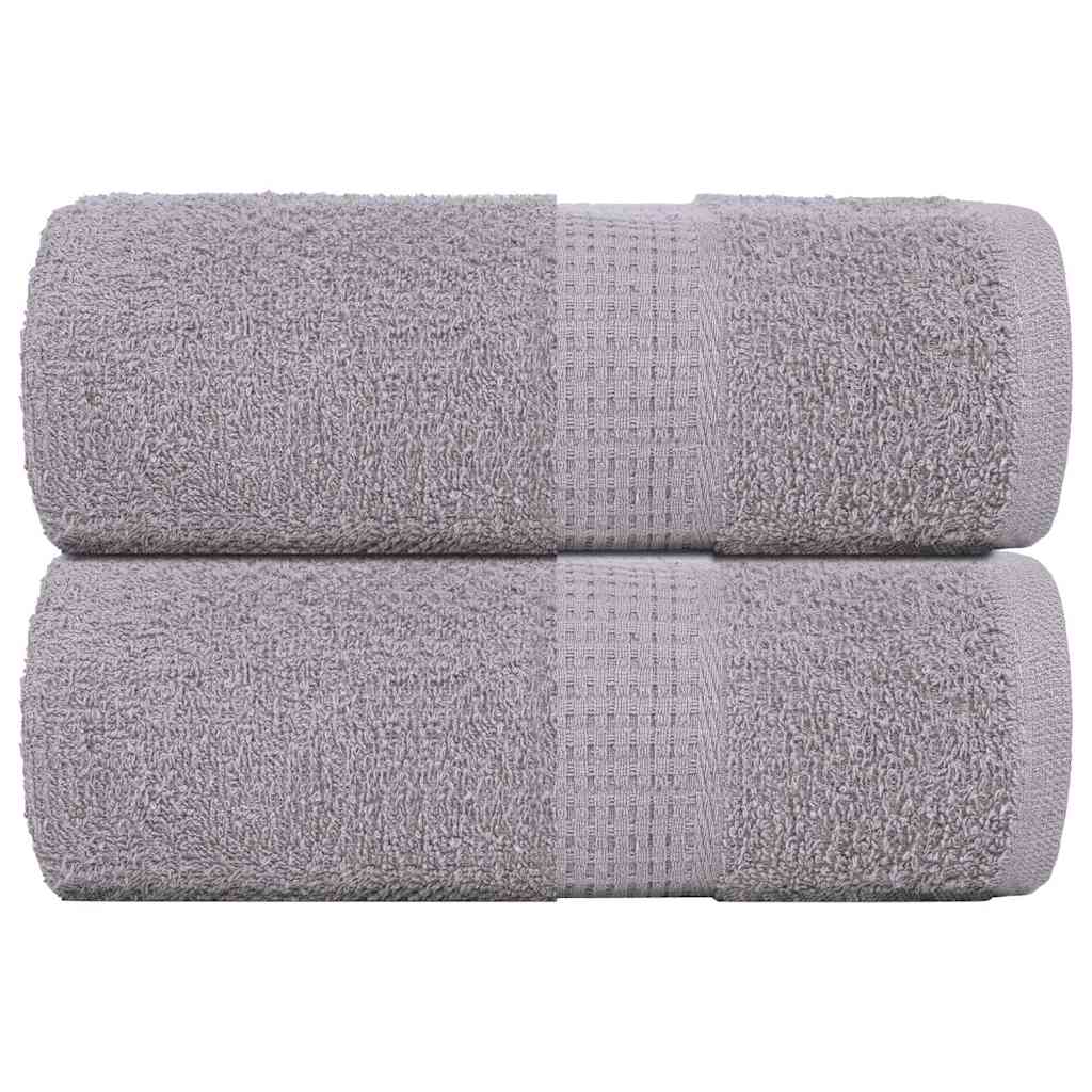 Gästetücher FROGN 2 Stk. Grau 30x50 cm 360 g/m²