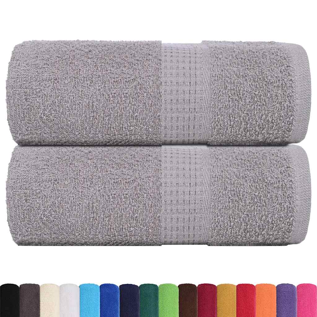 Gästetücher FROGN 2 Stk. Grau 30x50 cm 360 g/m²