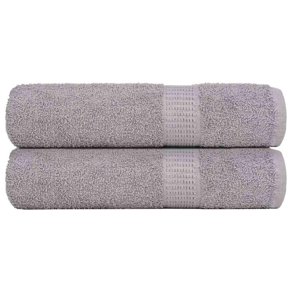 Handtücher FROGN 2 Stk. Grau 50x100 cm 360 g/m²