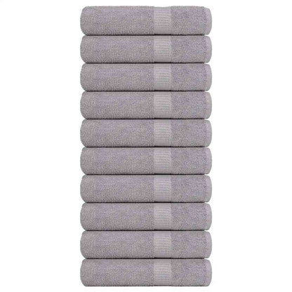 Handtücher FROGN 10 Stk. Grau 50x100 cm 360 g/m²