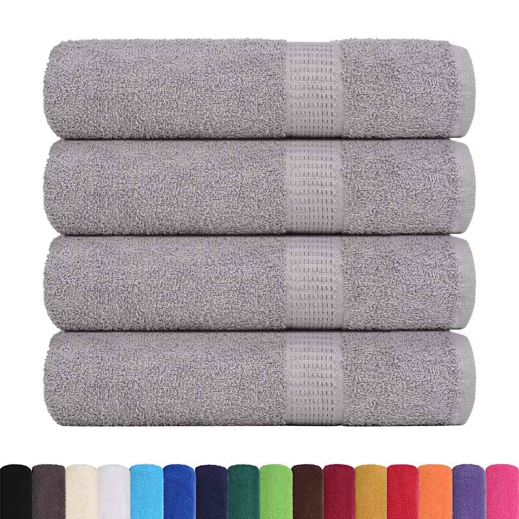 Duschtücher FROGN 4 Stk. Grau 70x140 cm 360 g/m²