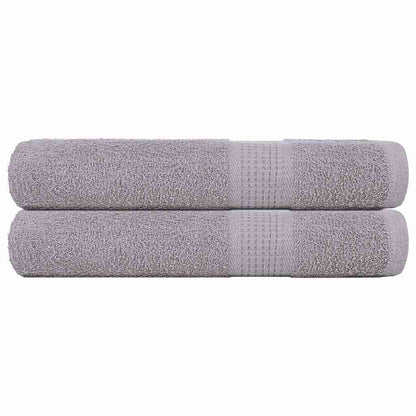 Saunatücher FROGN 2 Stk. Grau 80x200 cm 360 g/m²