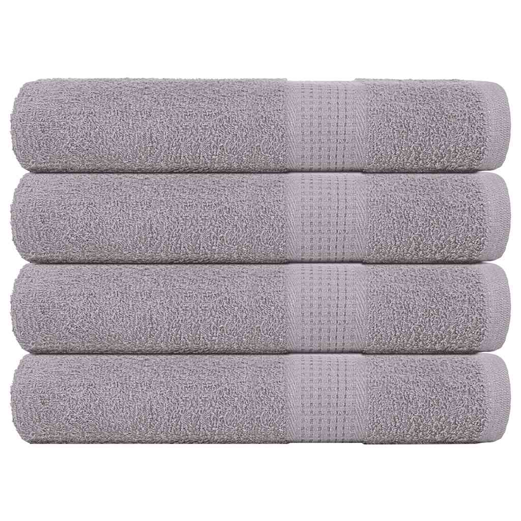 Saunatücher FROGN 4 Stk. Grau 80x200 cm 360 g/m²