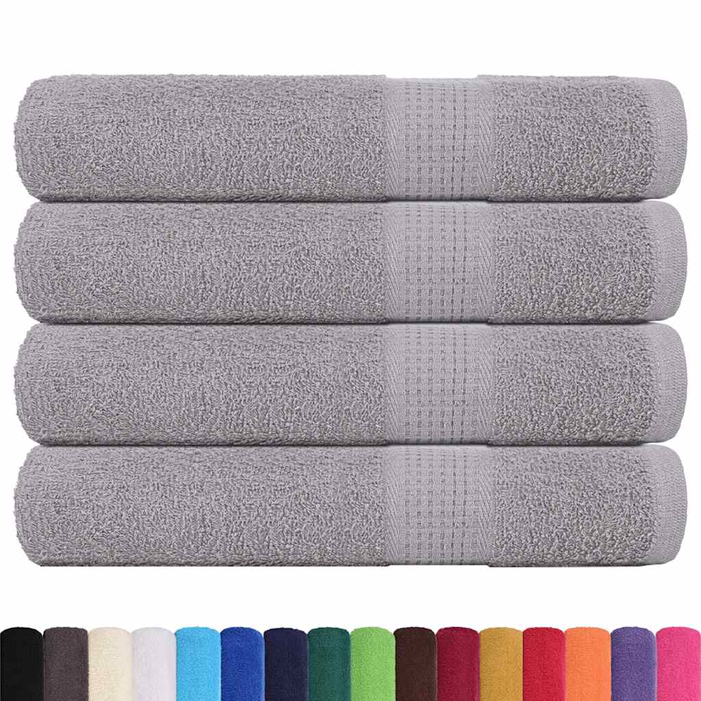 Saunatücher FROGN 4 Stk. Grau 80x200 cm 360 g/m²