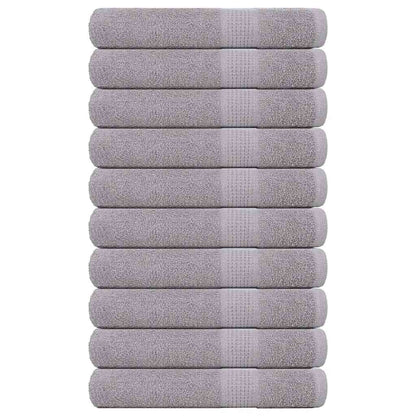 Saunatücher FROGN 10 Stk. Grau 80x200 cm 360 g/m²