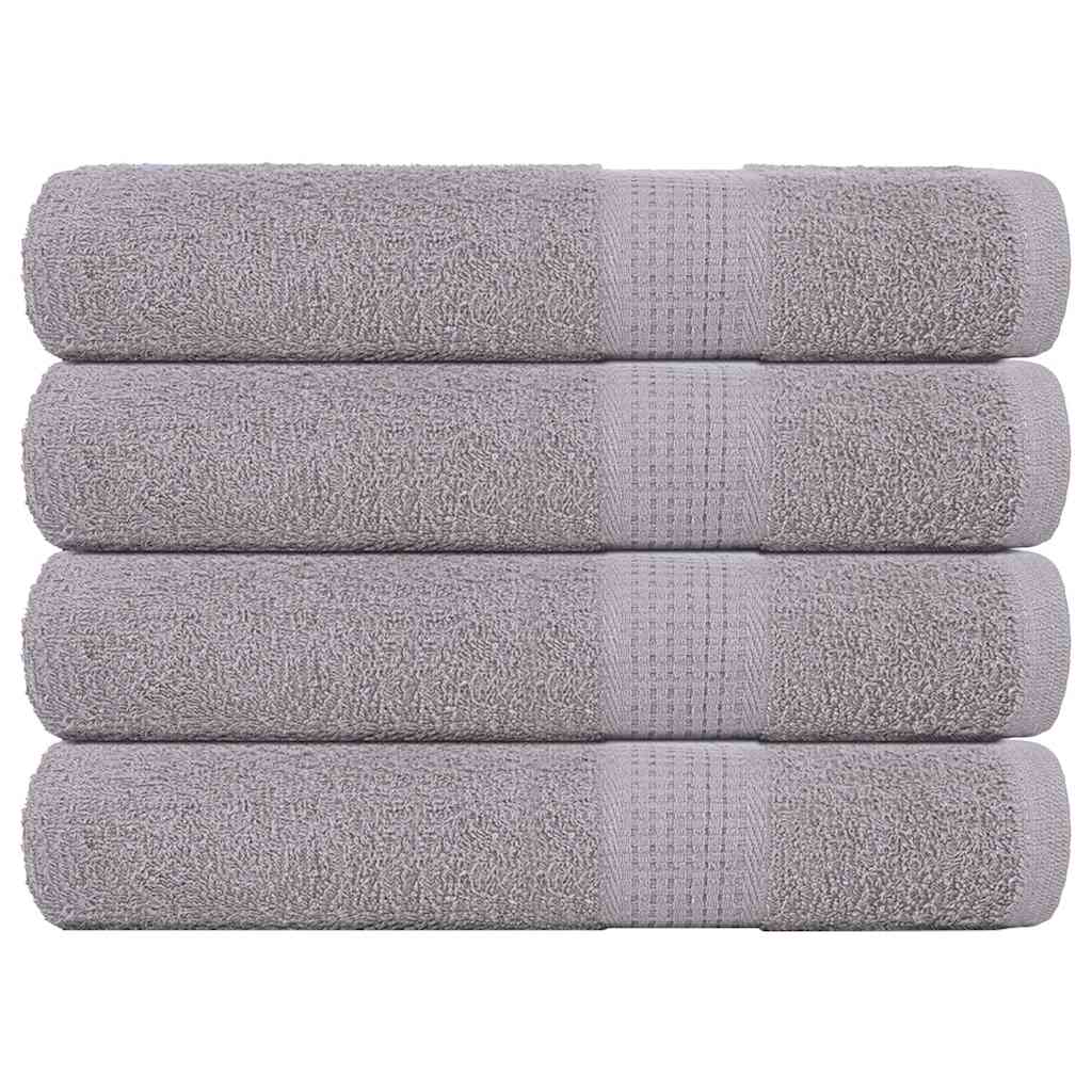 Handtücher FROGN 4 Stk. Grau 100x200 cm 360 g/m²