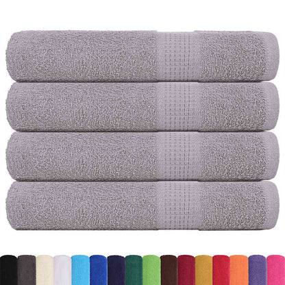 Handtücher FROGN 4 Stk. Grau 100x200 cm 360 g/m²