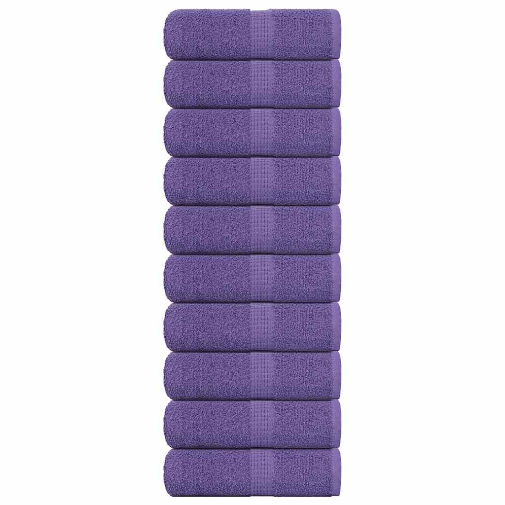 Gästetücher FROGN 10 Stk. Lila 30x50 cm 360 g/m²