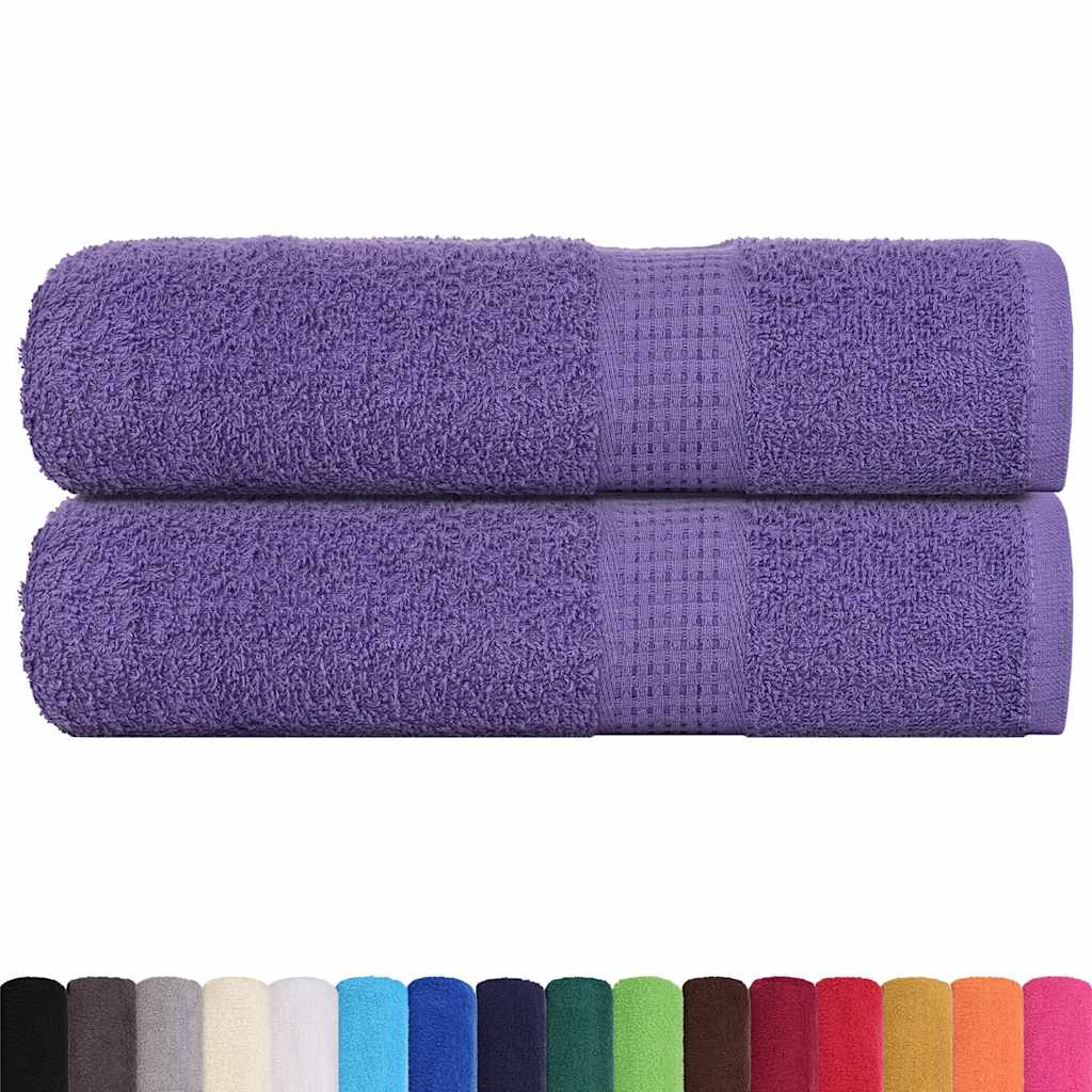 Handtücher FROGN 2 Stk. Lila 50x100 cm 360 g/m²
