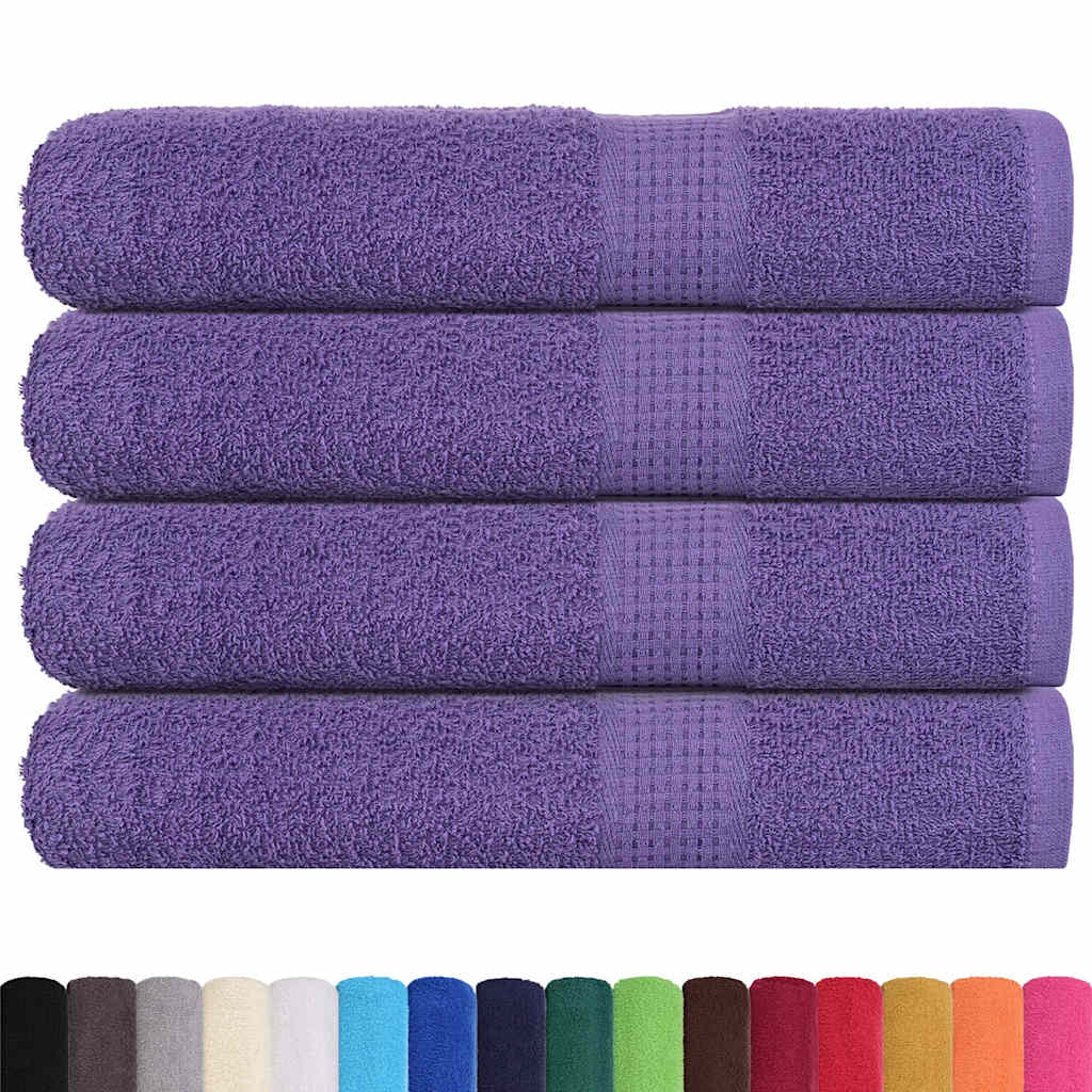 Saunatücher FROGN 4 Stk. Lila 80x200 cm 360 g/m²